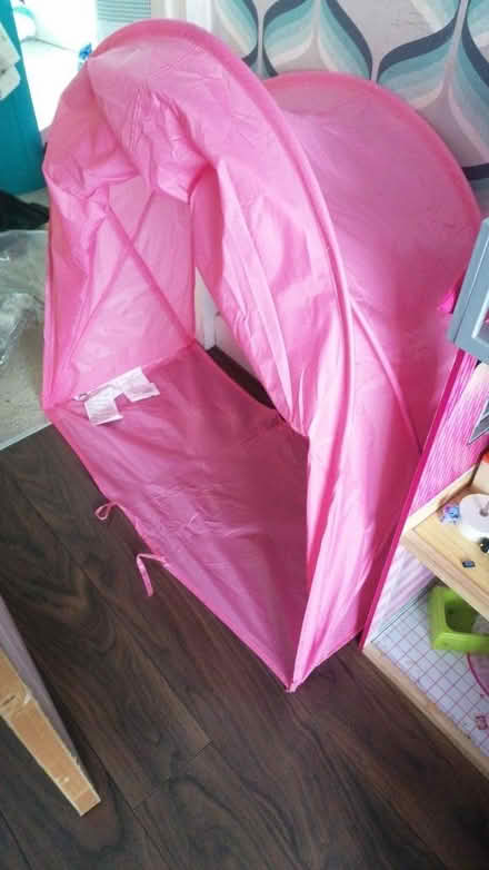 Photo of free Ikea pink bed canopy (Mitcham CR4) #2