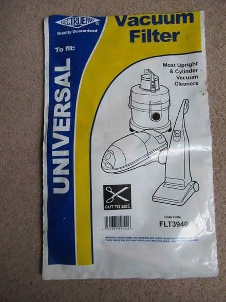 Photo of free Vacuum cleaner filter (Walsall WS1) #2