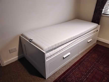 Photo of free Ikea single to king size bed (Near Ivybridge) #4