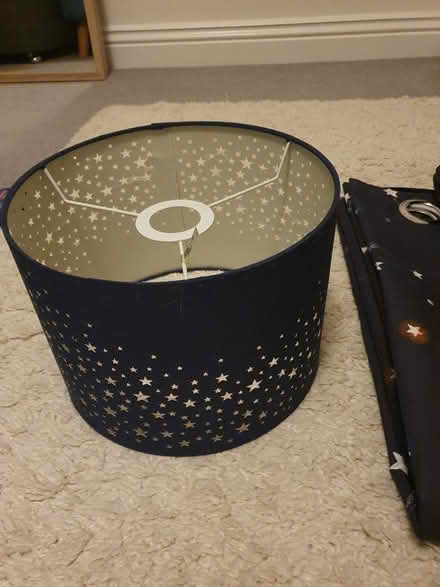 Photo of free 1 pair of Starry curtains and lampshade (Mickleover DE3) #3