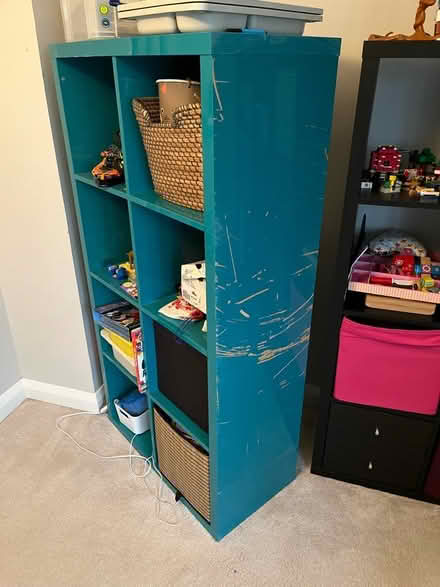 Photo of free IKEA kallax blue/ green (Newbridge, Bath) #1