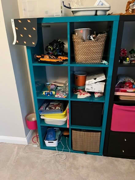 Photo of free IKEA kallax blue/ green (Newbridge, Bath) #3