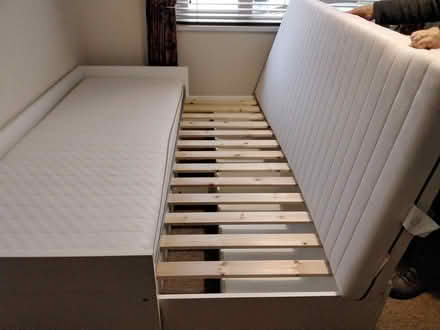 Photo of free Ikea single to king size bed (Near Ivybridge) #1