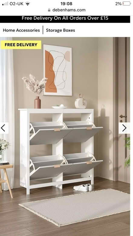 Photo of Shoe cabinet (Southsea PO4) #1