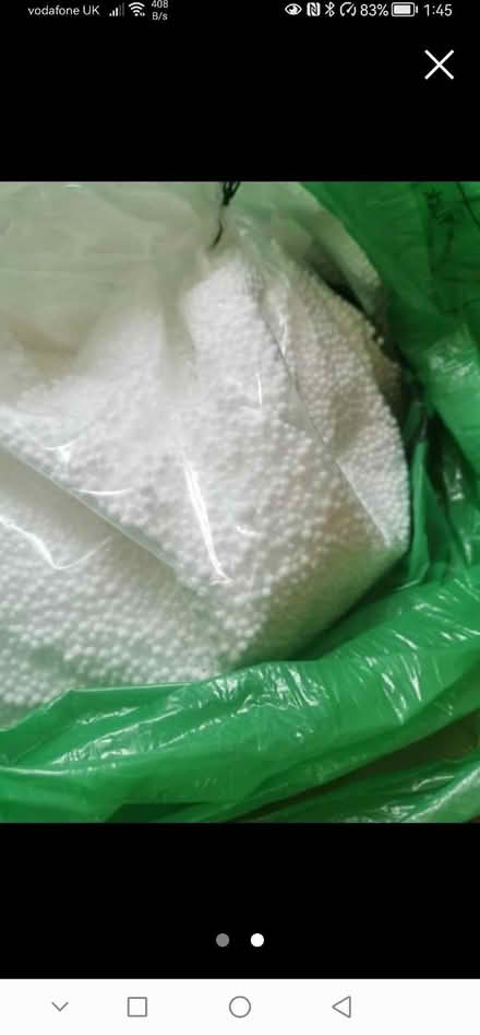 Photo of free Bag of small polystyrene beads (Belbroughton CP B61) #2