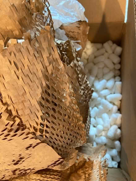 Photo of free packing peanuts and wrap (Albany near Santa Fe Ave) #1