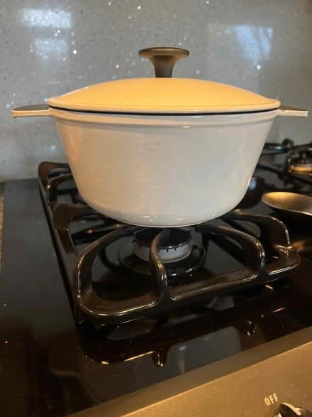 Photo of free Cream Enamel Cast Iron Dutch Oven (Fauntleroy neighborhood) #1