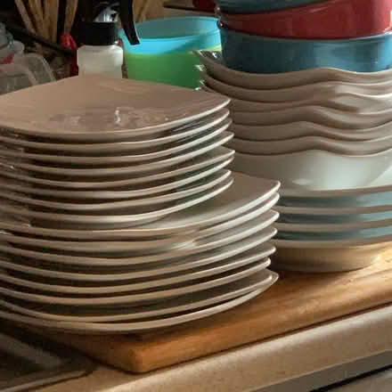 Photo of free White ceramic dishes (McKeesport) #1