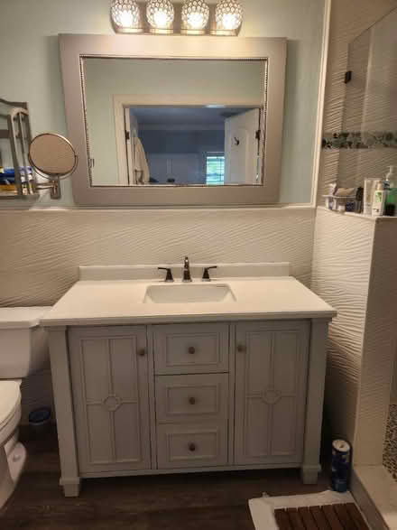 Photo of free Bathroom vanity and mirror (Melbourne Beach) #1