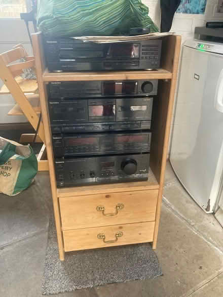 Photo of free Technics hi fi stack and 2 speakers (Barnard's Green WR14) #3
