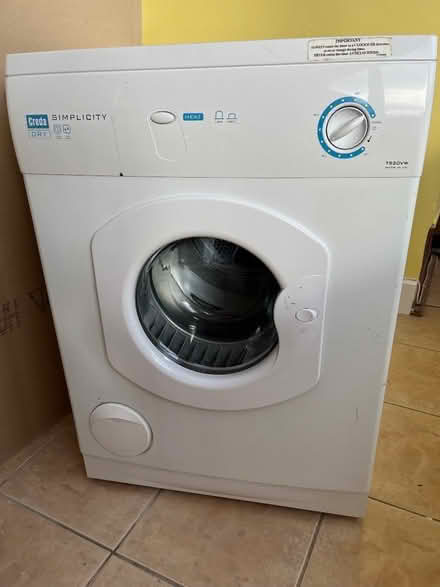 Photo of free Creda Simplicity T520VW tumble dryer - needs repair (Pontfaen/Forge SY20) #1