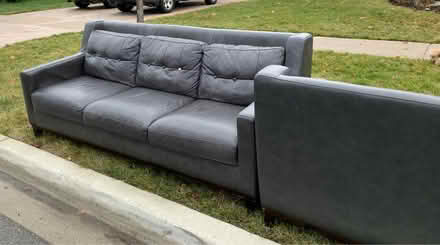 Photo of free CURB ALERT! Leather Sofa Set (Winston Churchill & Hwy 403) #2