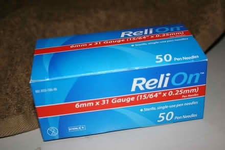 Photo of free ReliOn pen needles (Big Timber & Randall Rd, Elgin) #1