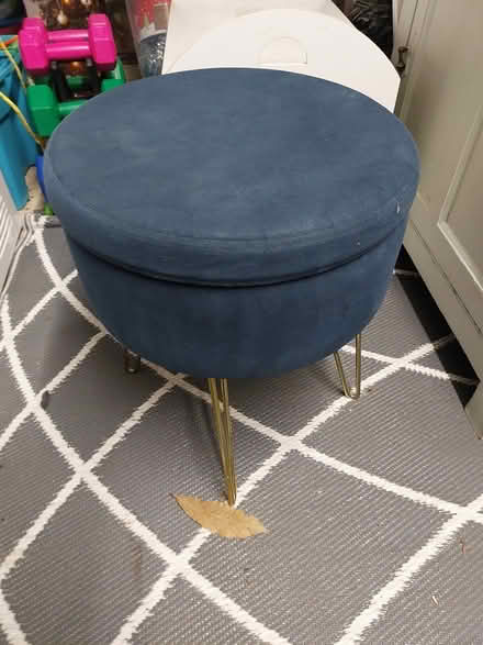 Photo of free 2 x storage storage stools Blue (Maidstone, ME15) #3