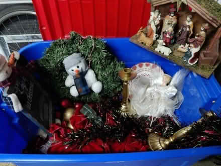 Photo of free Christmas decorations, including light up fairy. (Emsworth PO10) #1