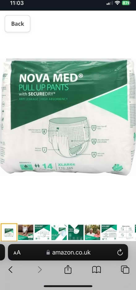 Photo of Sanitary/incontinence pads/pants (Balti Triangle B12) #2