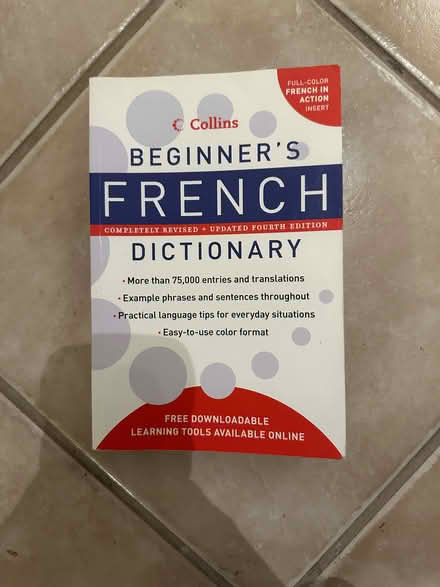 Photo of free French dictionary (Derwood) #1