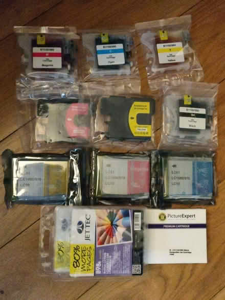 Photo of free 14 ink cartridges for some models Brother Inkjet printers (Fiveways BN1) #2