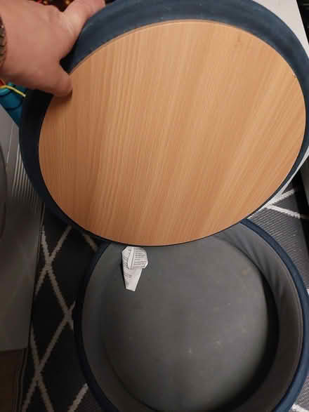 Photo of free 2 x storage storage stools Blue (Maidstone, ME15) #2