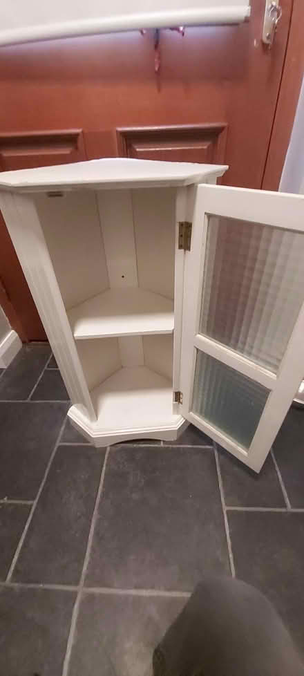 Photo of free White corner/bathroom cabinet (BT14) #1