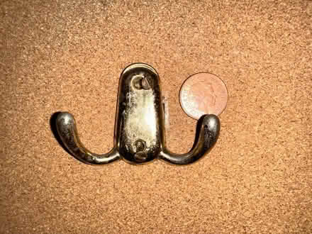 Photo of free 3 Brass Double Robe Hooks (Westerham TN16) #2