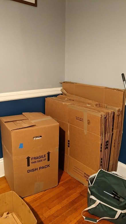 Photo of free Packing Paper and Moving Boxes (02148) #1