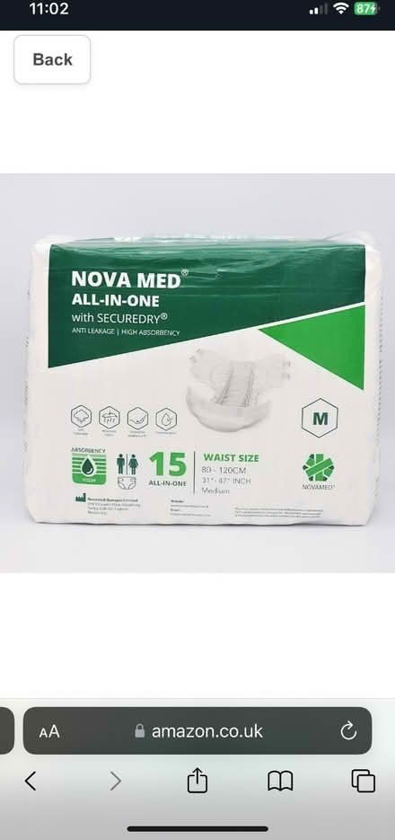 Photo of Sanitary/incontinence pads/pants (Balti Triangle B12) #1