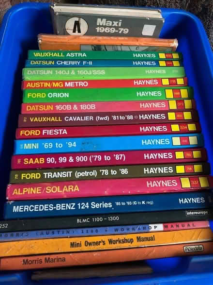 Photo of free Haynes workshop manuals (Malvern Link WR14) #1