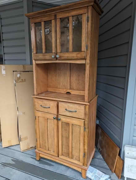 Photo of free Wooden shelf / cupboard (Kensington) #1