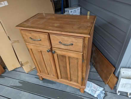 Photo of free Wooden shelf / cupboard (Kensington) #3
