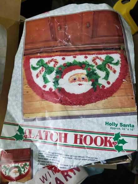Photo of free Santa latch hook set (San Leandro) #2