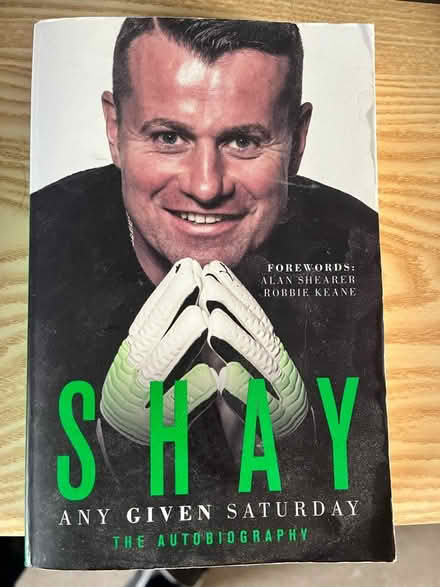 Photo of free Shay Given autobiography (KT18) #1