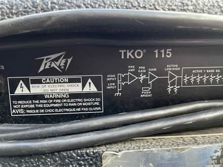 Photo of free Peavey TKO 115 Bass Amp (20878) #2