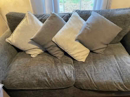 Photo of free 4 grey cushions washable covers (Leytonstone E11) #1