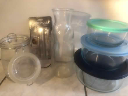 Photo of free Carafe, nesting bowls, storage jar (Lower Manhattan) #1