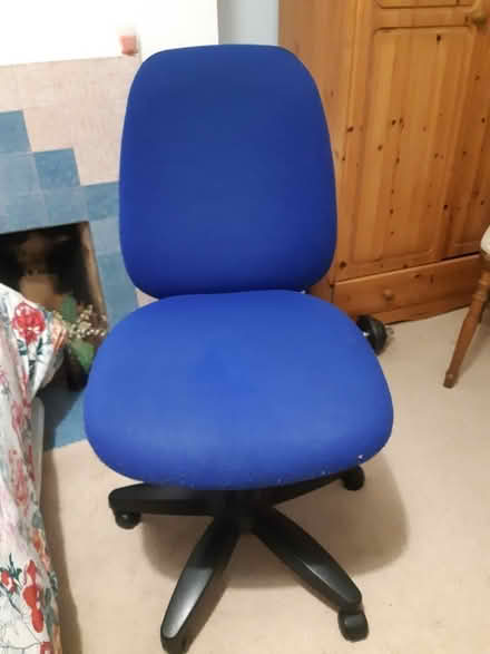 Photo of free Blue office swivel chair (Southmead BS10) #1