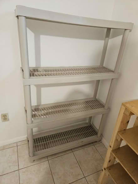 Photo of free Plastic shelving (College Park) #1