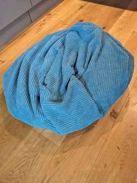 Photo of free Brick Hug Bean Bag Dia 70cm base - Dunelm Teal Colour (Redhill Common RH1) #1