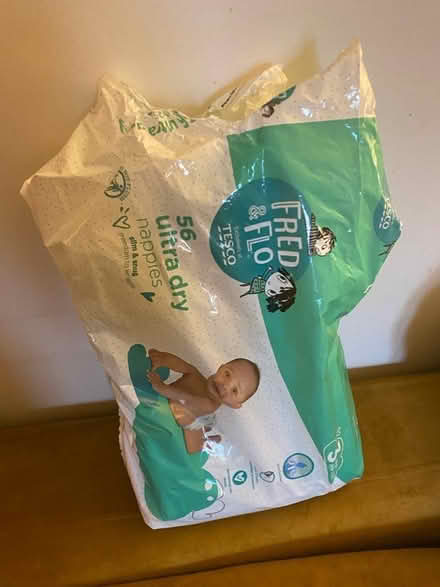 Photo of free Fred & Flo size 3 nappies (Deptford SE8) #1