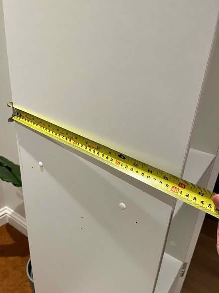 Photo of free White wooden shelve unit (Chatham ME5) #4