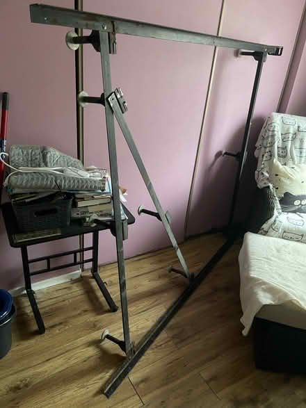Photo of free Metal bed frame (Dundas & Tomken) #1