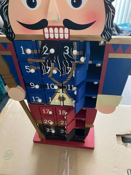 Photo of free Wooden Nutcracker Advent Calendar (Margate / Pompano Beach) #2