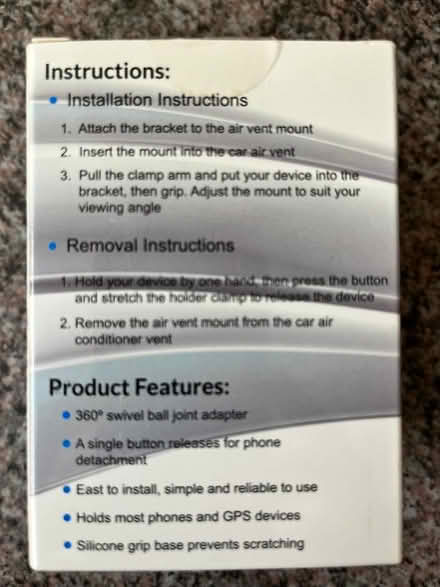 Photo of free Car phone holder (Streetsville) #2
