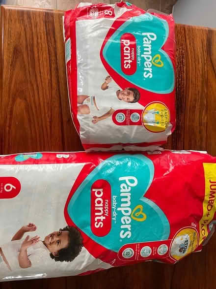 Photo of free Pampers Nappy pants size 6 & size 8 (Colchester CO4) #1