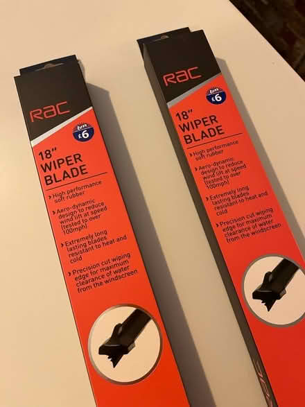 Photo of free X2 18” wiper blades (Harwich, CO12) #2