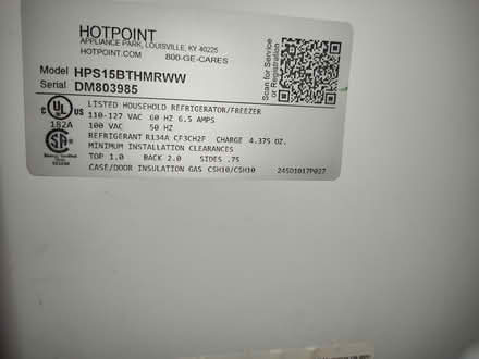 Photo of free Hot Point Fridge / Freezer (Pill Hill Lake Merritt) #1
