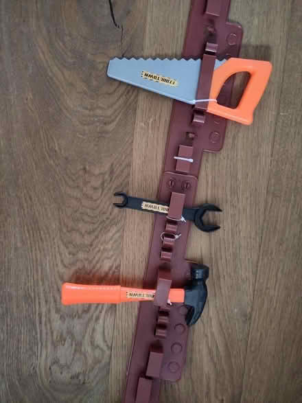 Photo of free kids plastic tool belt- new/unused (Wallands Park BN7) #1