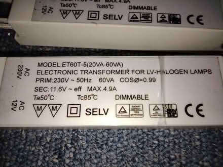 Photo of free 12V halogen light transformers x4 (Phippsville) #3