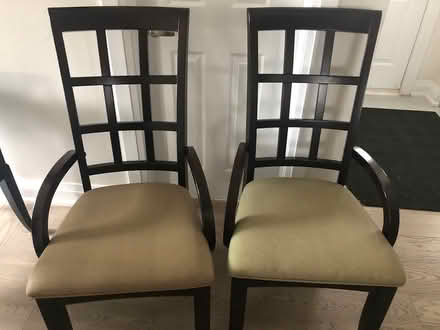 Photo of free Two carver chairs (Britannia & Creditview) #1