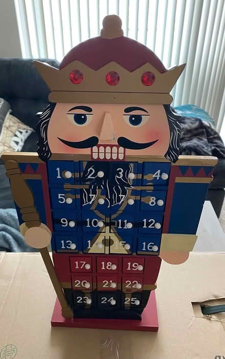 Photo of free Wooden Nutcracker Advent Calendar (Margate / Pompano Beach) #1